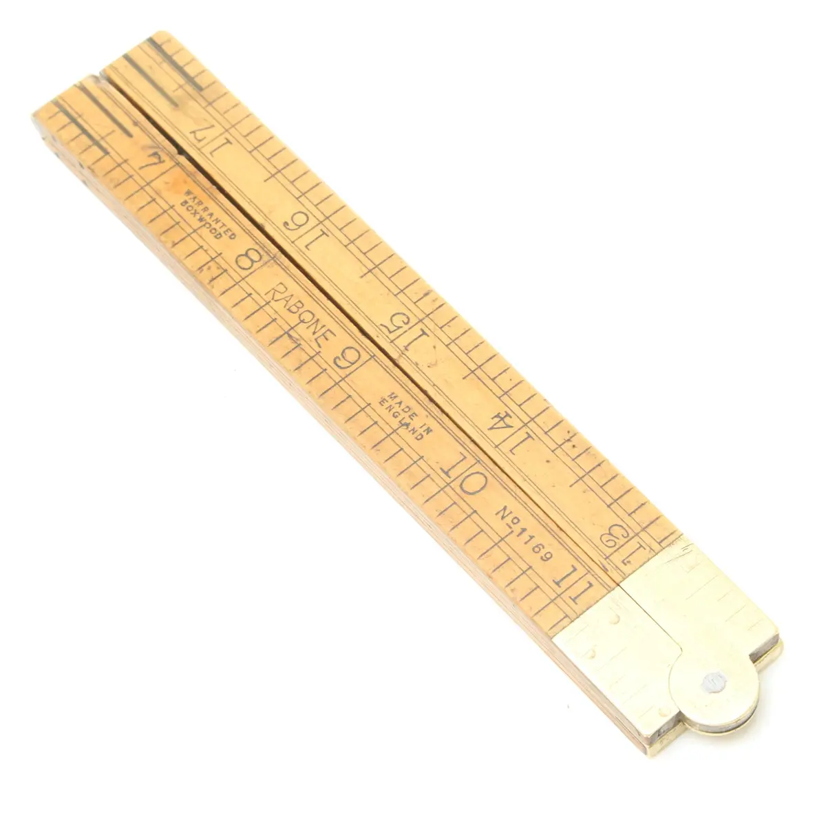 Rabone Folding Rule - No. 1169 (Boxwood) 1