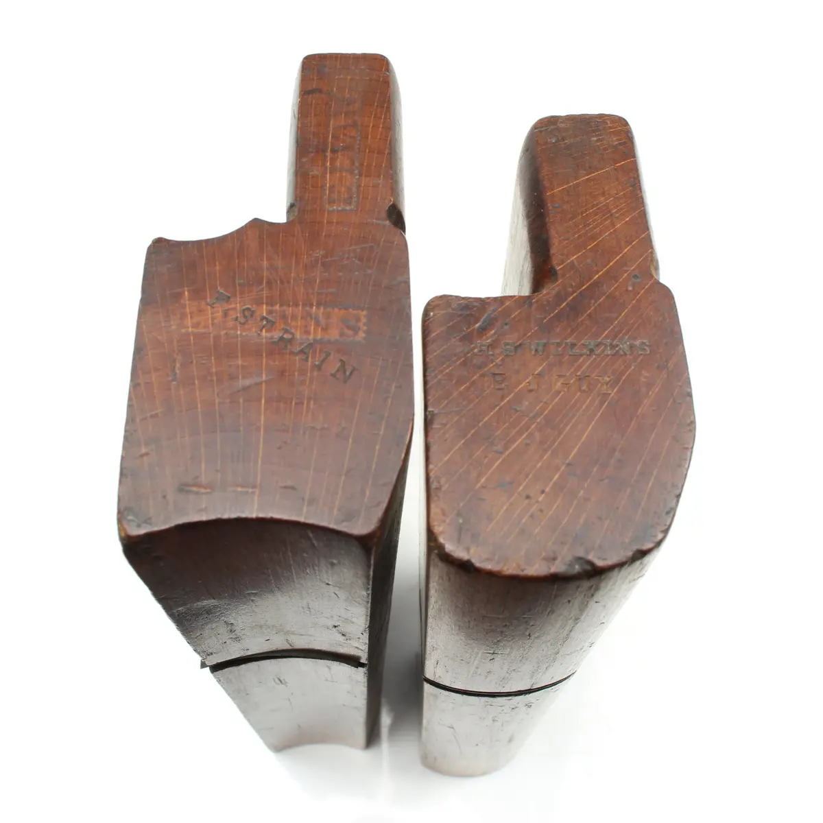 2X Old Hollow And Round Planes (Beech) 1