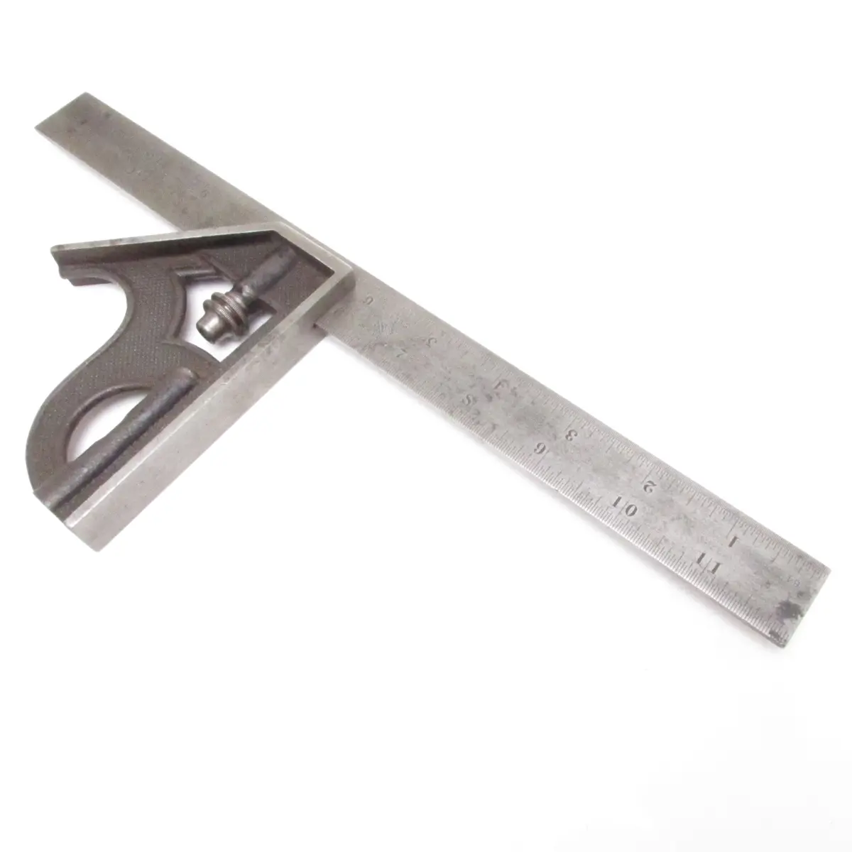 Sold - Old Lss Combination Square No. 4 - 12" 1