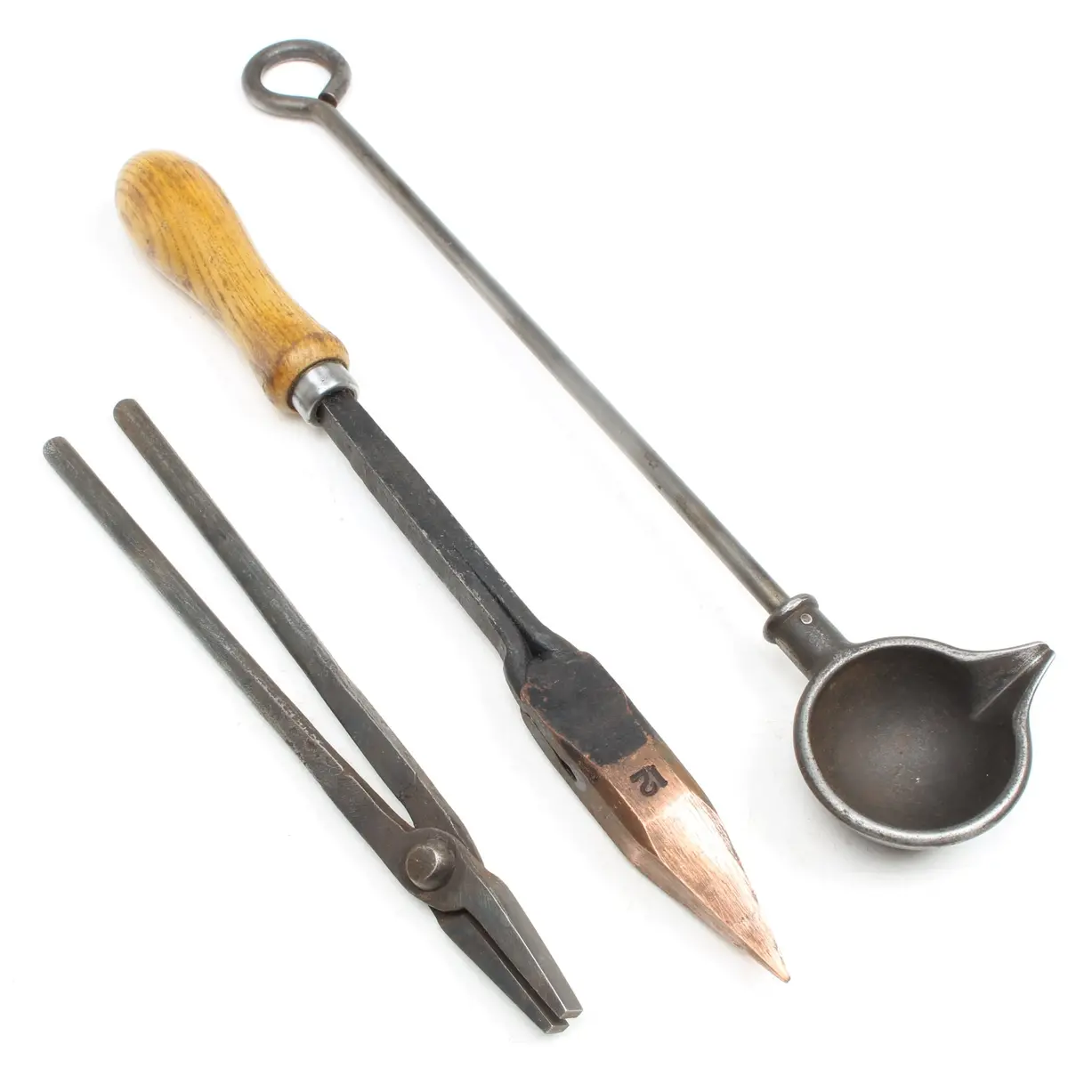3X Old Blacksmith Tools (Display) - Uk Only 1