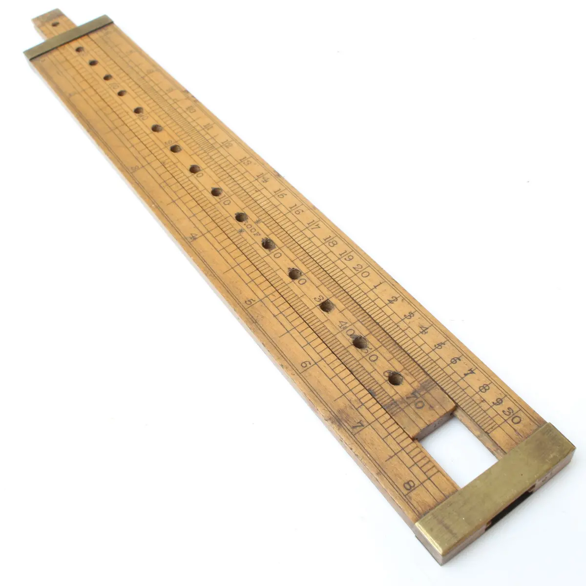 Sold - Old Loftus Brewers Slide Rule (Boxwood) 1