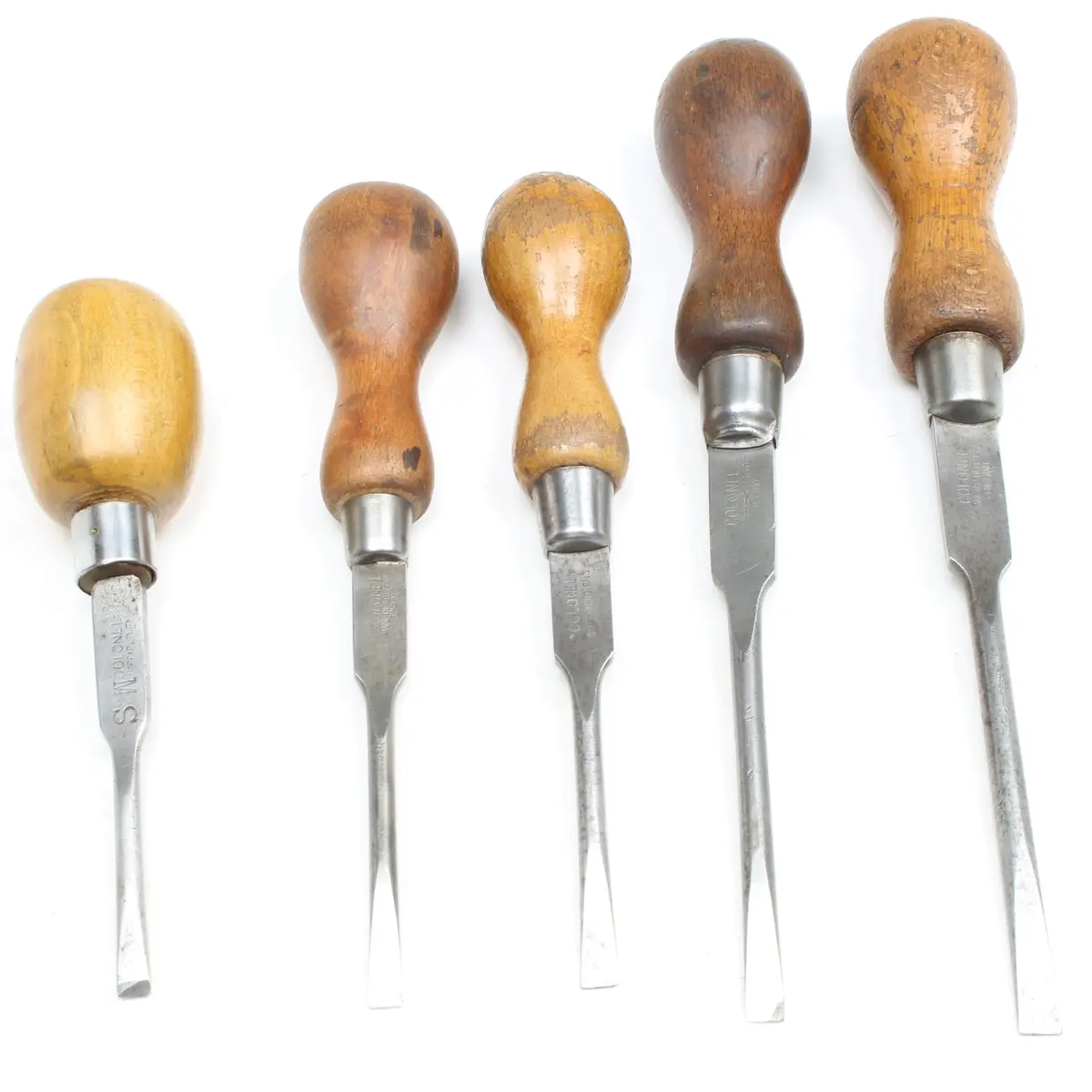 5X Old Colonel Screwdrivers (Beech) 1