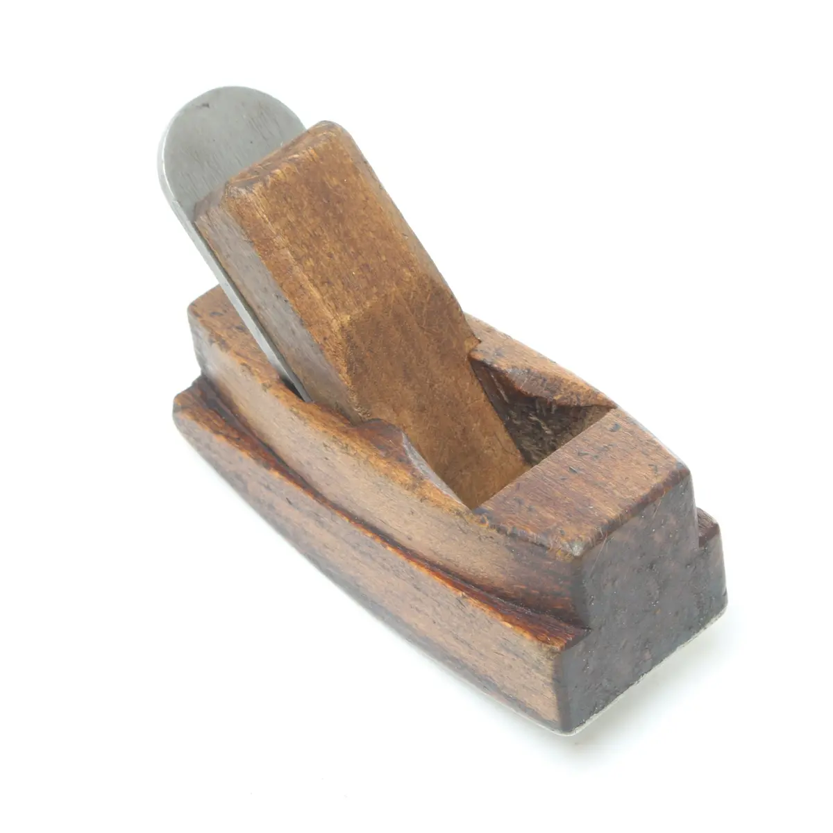 Sold - Miniature Wooden Steel Soled Compass Plane (Beech) 1