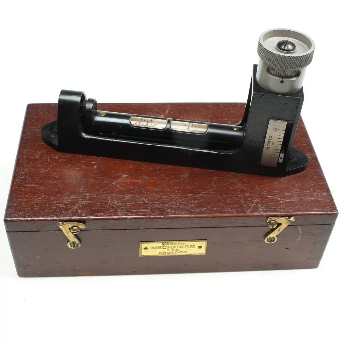 Old Wwii Air Ministry Inclinometer, 1939, Makers Mechanism Ltd Croydon Uk 1