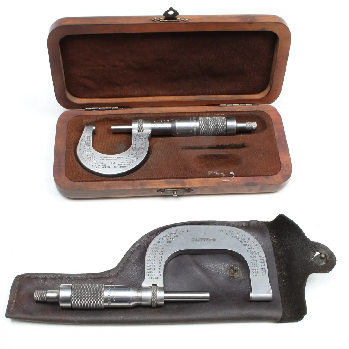 2X Old Brown & Sharpe Micrometers No's 12 & 47 1