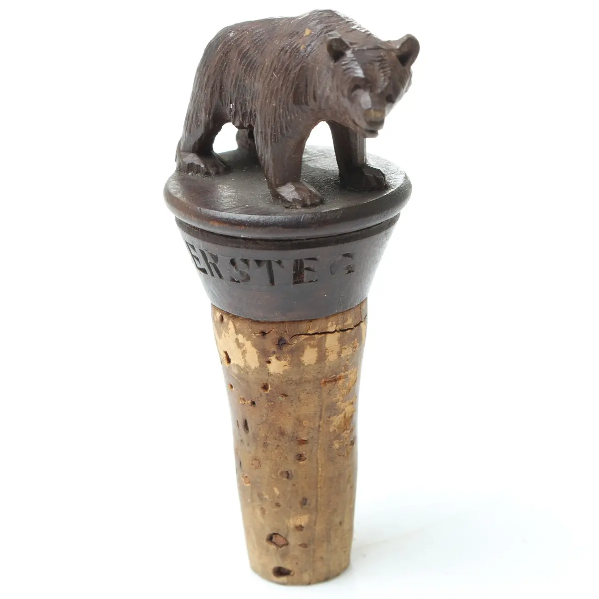 Black Forest Bear Wine Bottle Stopper 1