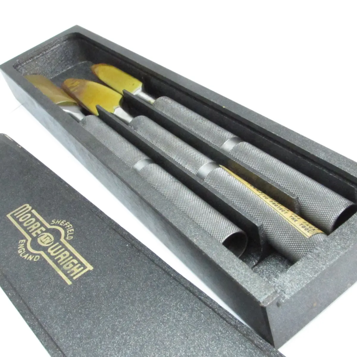 Sold - Moore & Wright Scraper Set 1
