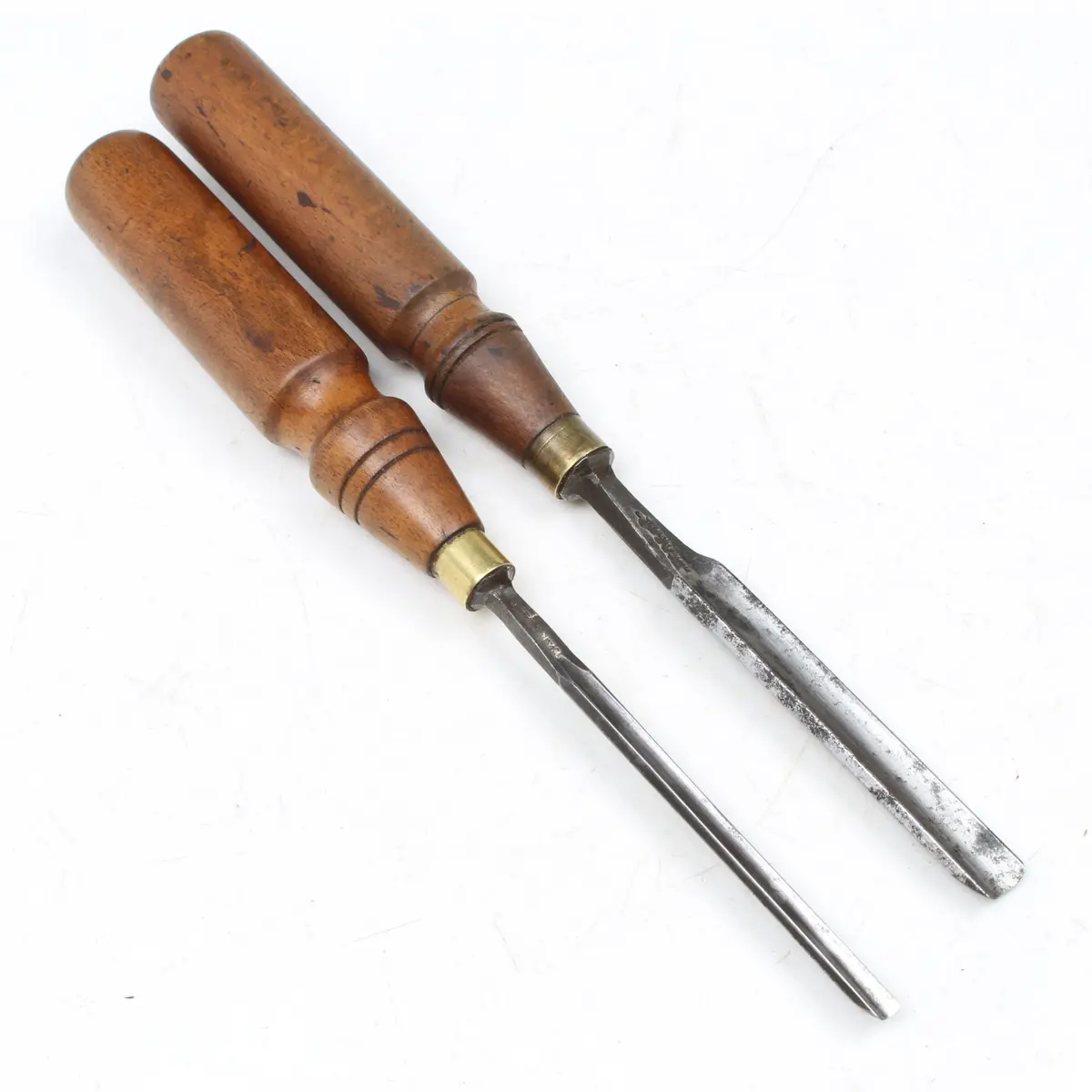 2X Ward Outcannel Firmer Gouges - 1/4", 1/2" (Beech) 1