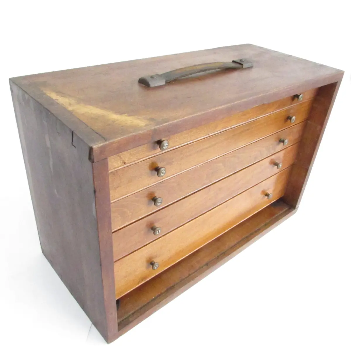 Sold - Old Engineers Chest Toolbox 1