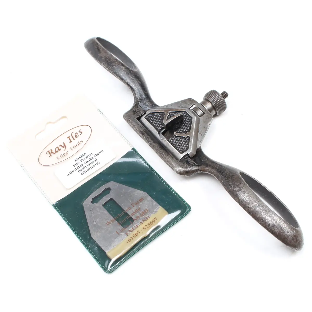 Sold - Edward Preston Spokeshave - Flat - No. 1390H 2