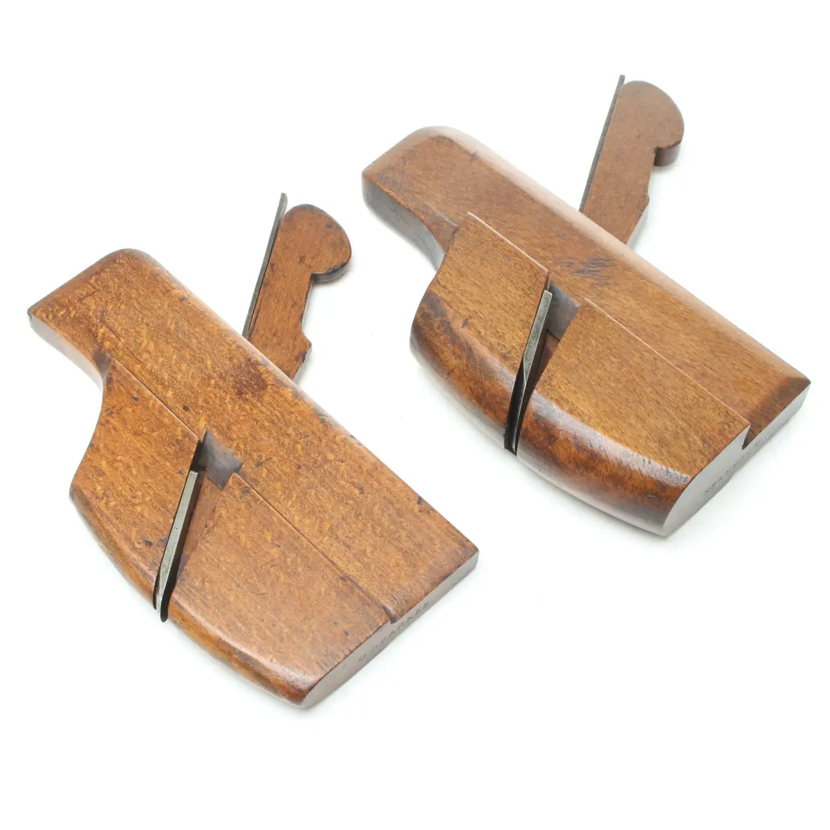 Sold - 2X Small Round Compass Planes (Beech) 1