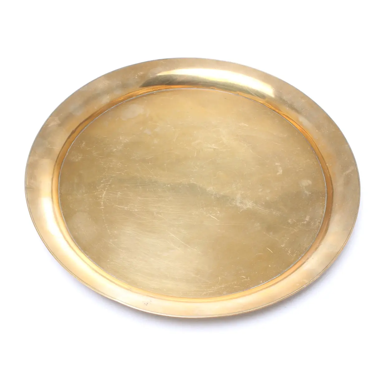 Old Brass Drinks Tray 1
