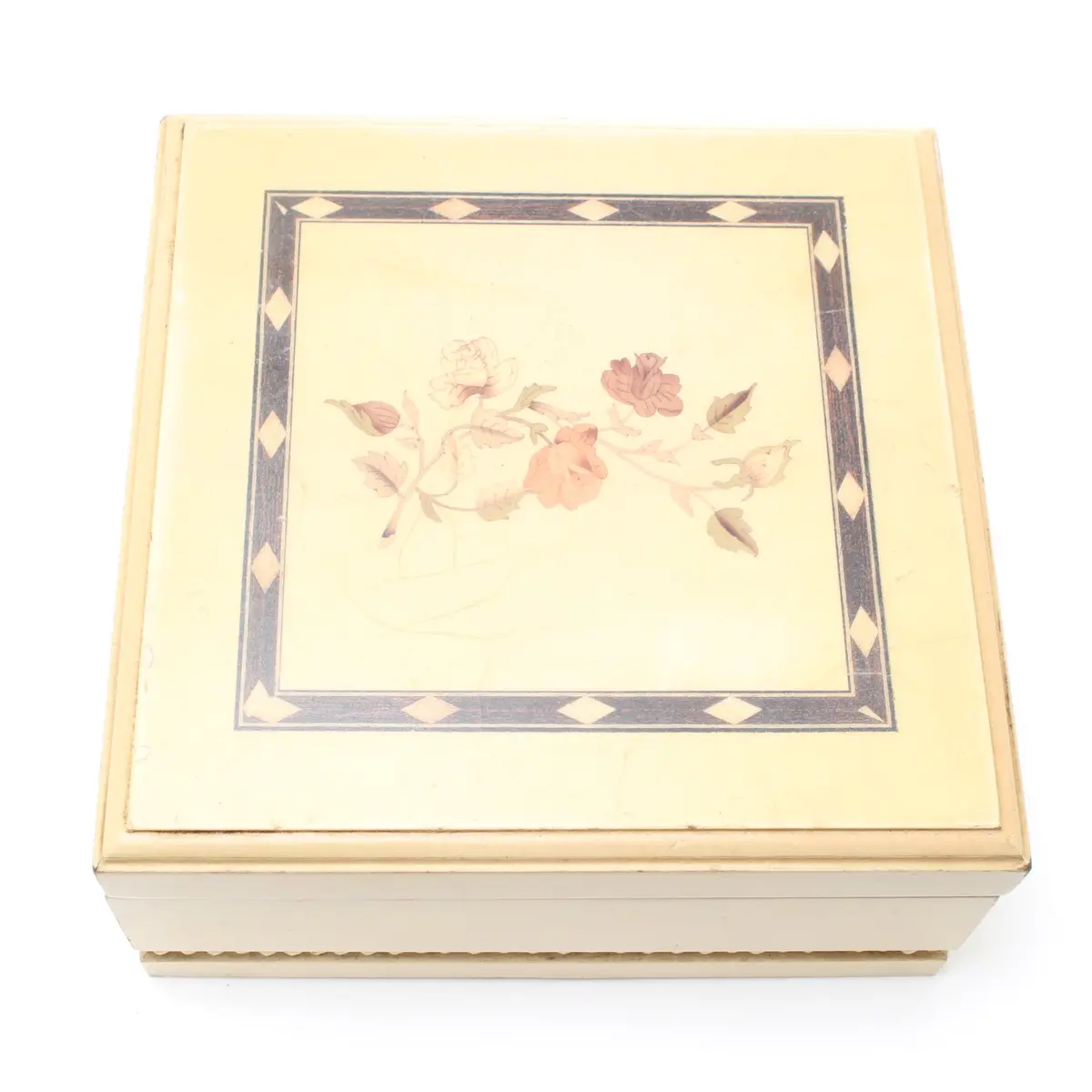 Vintage Jewellery Music Box - 6" X 6" 1