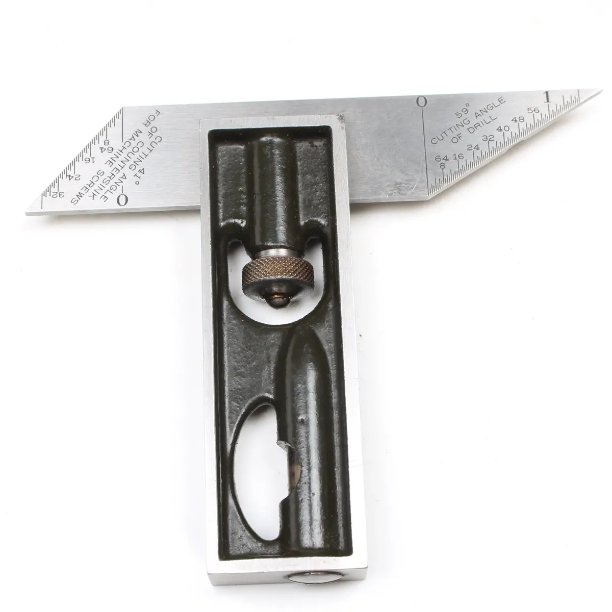 Sold - Adjustable Square Stock With Angle Attachment 1