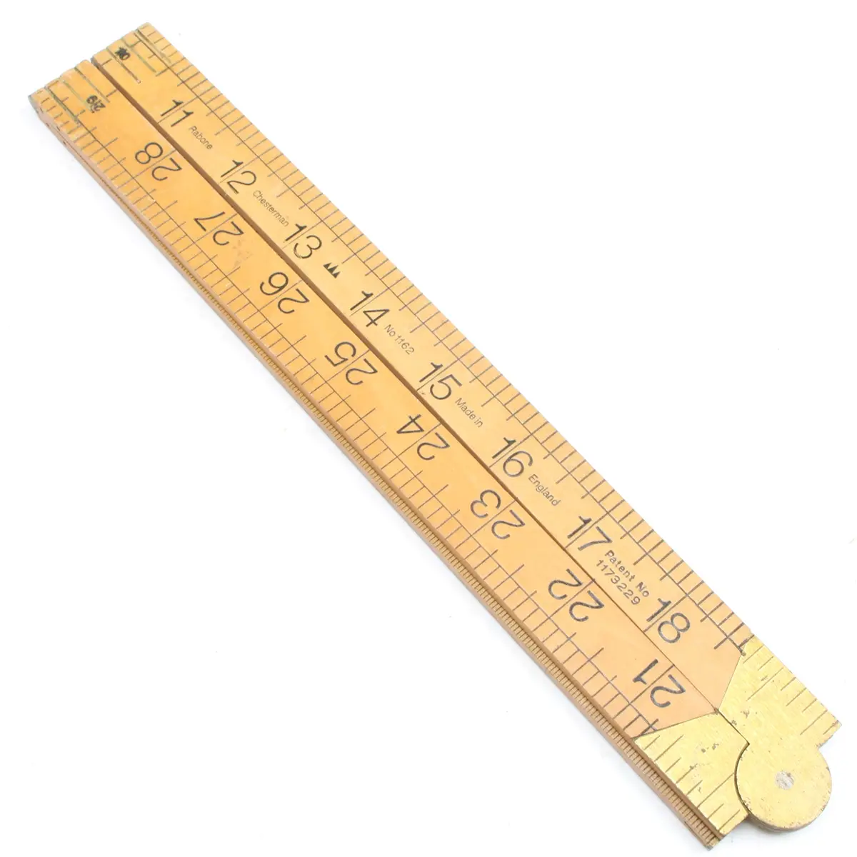 Rabone Chesterman Folding Rule No. 1162 - 1M / 36" (Boxwood) 1