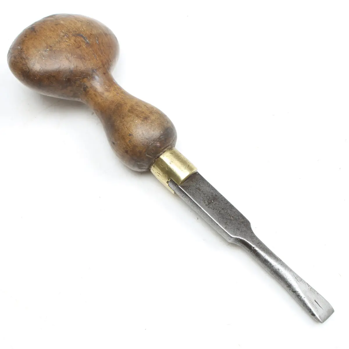 Old Small British Made 'Governor' Screwdriver (Beech) 1