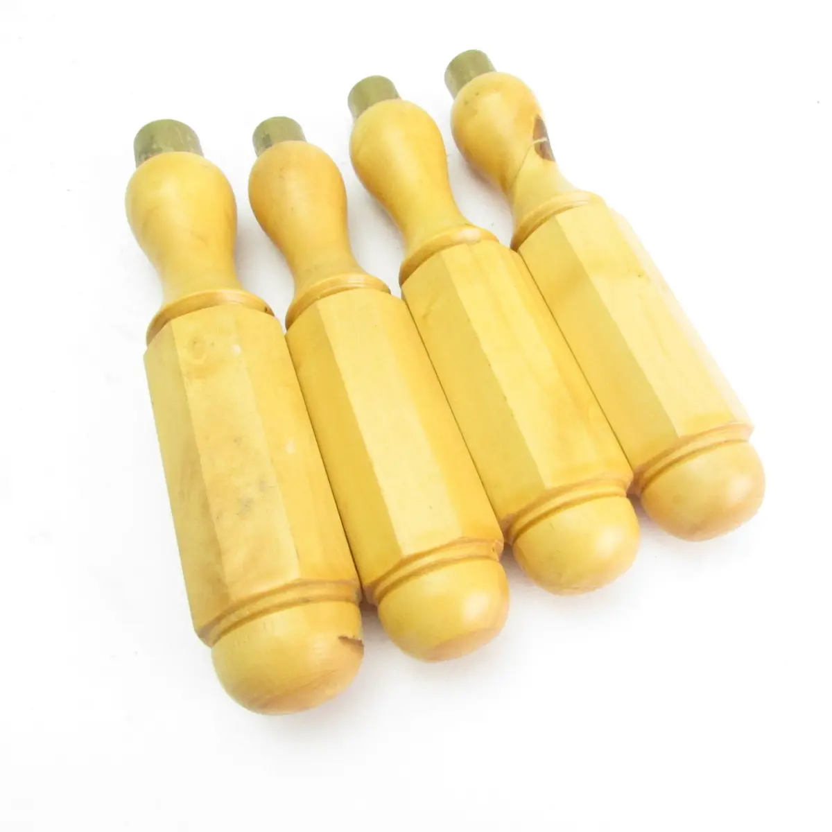 Sold - 4X London Pattern Boxwood Chisel Handles 1