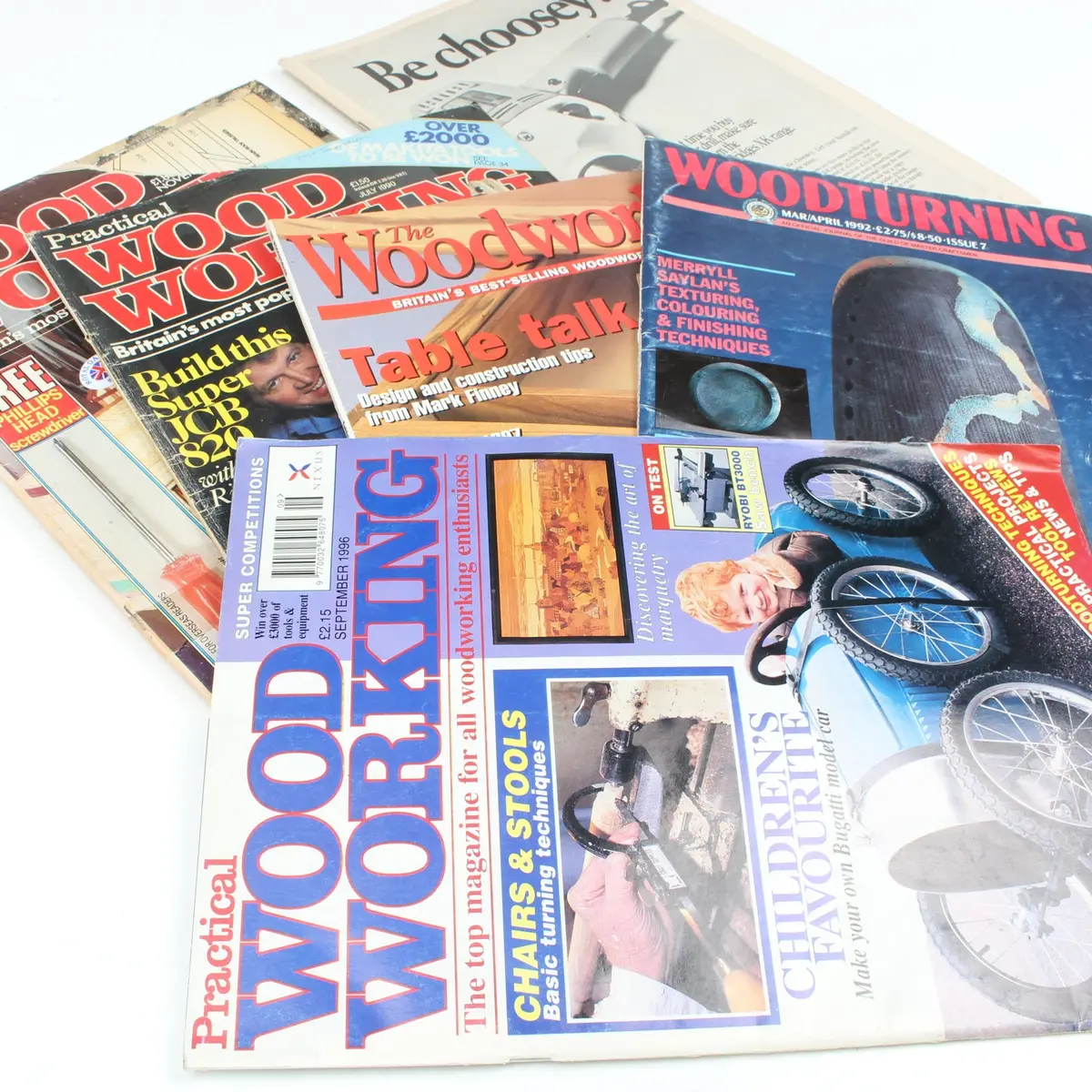 6X Woodworking And Woodturning Magazines 1990'S 1