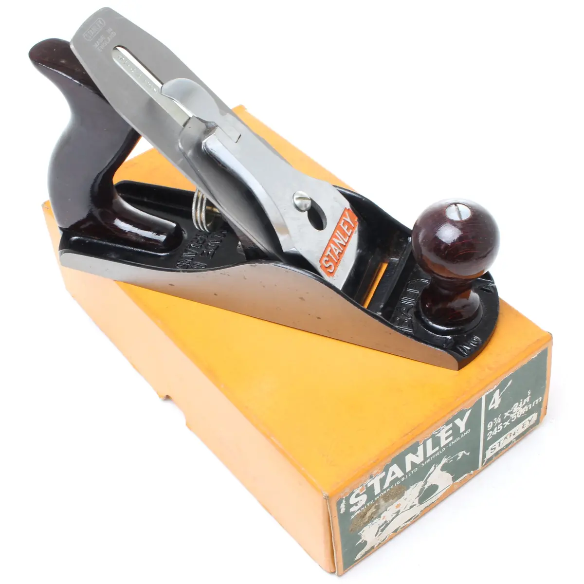 Sold - Stanley Smoothing Plane No. 4 (Beech) 1