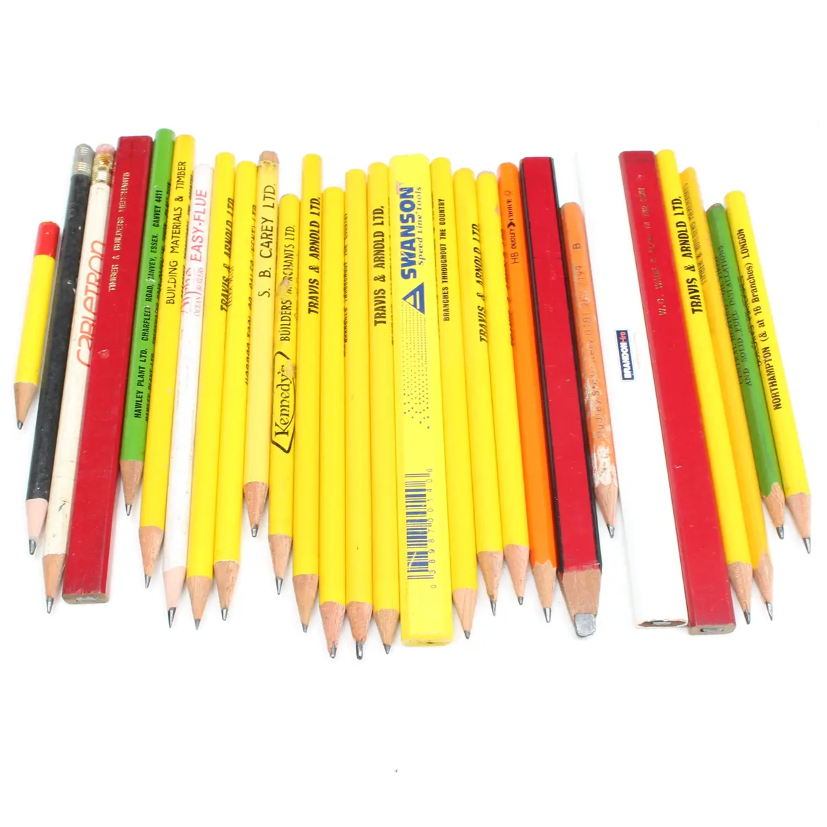 Old Vintage Builders & Trades Pencils Collection 1