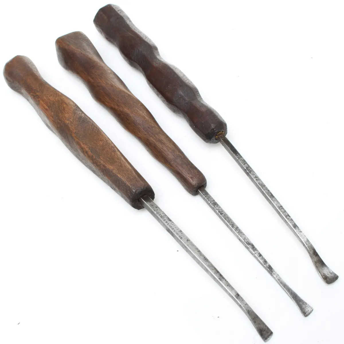 Sold - 3X Addis Carving Tools (Elm) 1