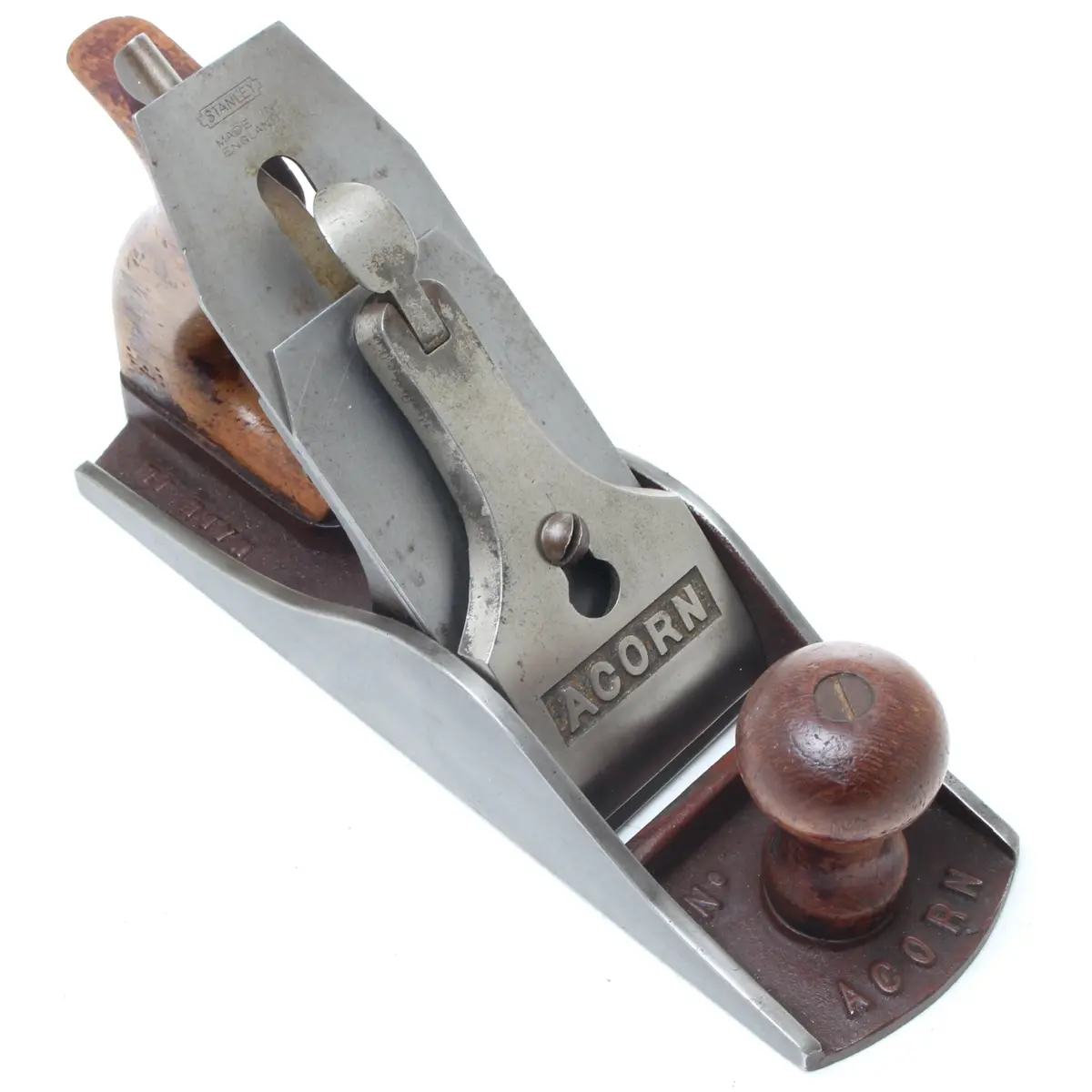 Sold - Old Acorn Smoothing Plane - No. 4 1/2 (Sheffield) (Beech) 1