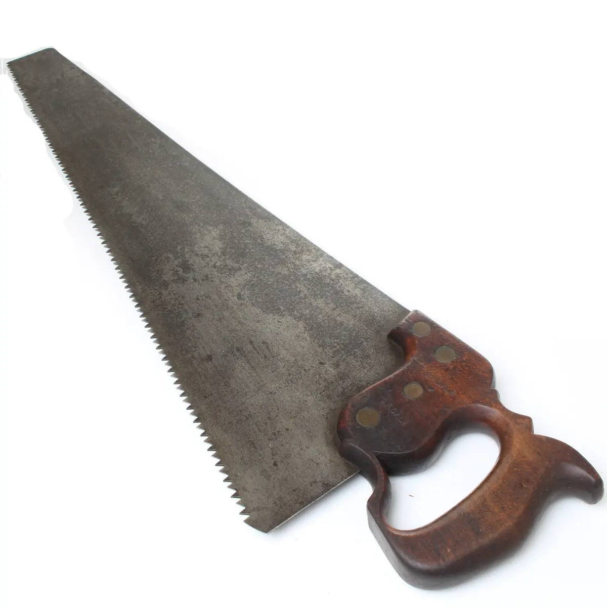 Sold - Old Alfred Ridge Hand Saw – 24”- 5 1/2Tpi (Beech) 1