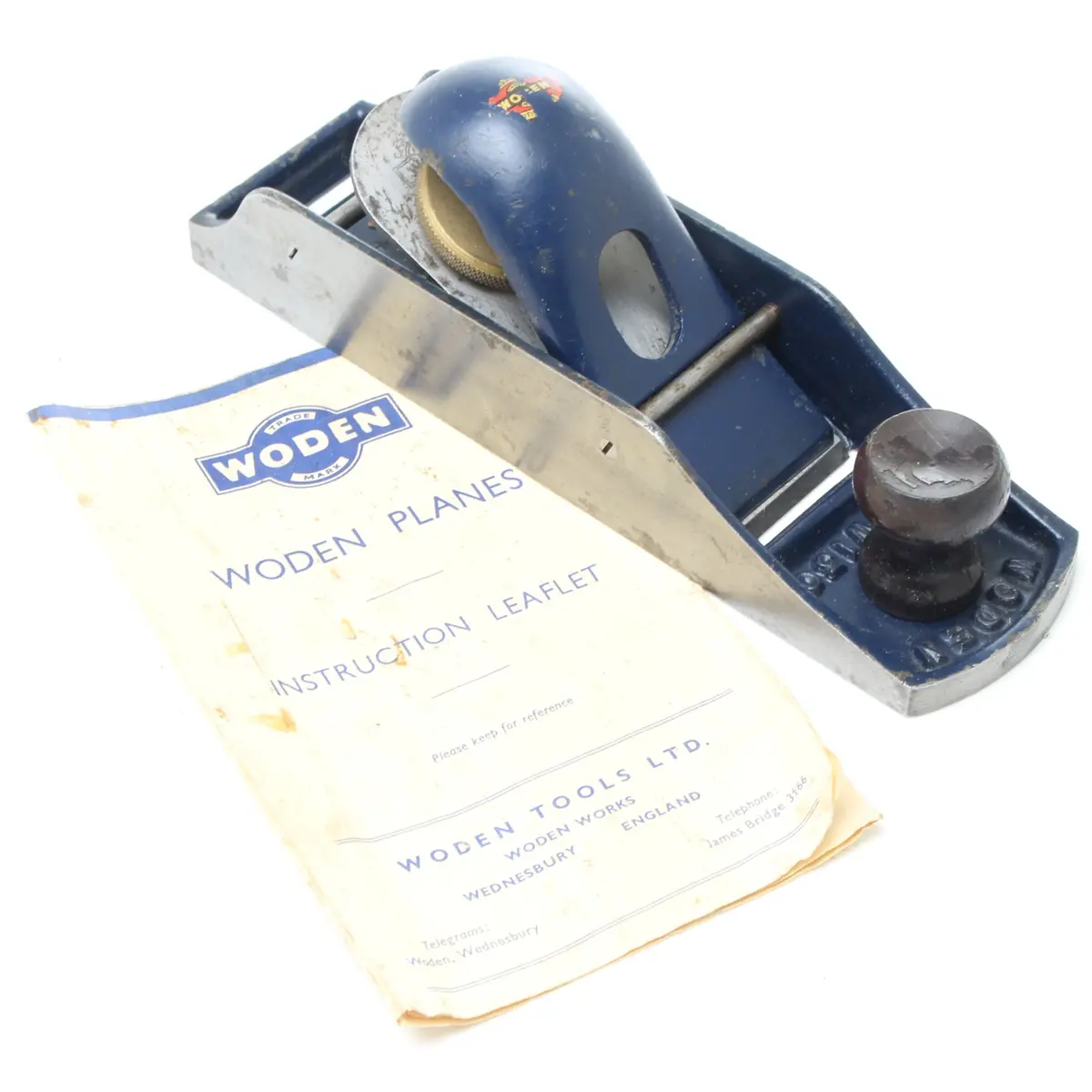 Sold - Woden Block Plane No. W130 (Beech) 1