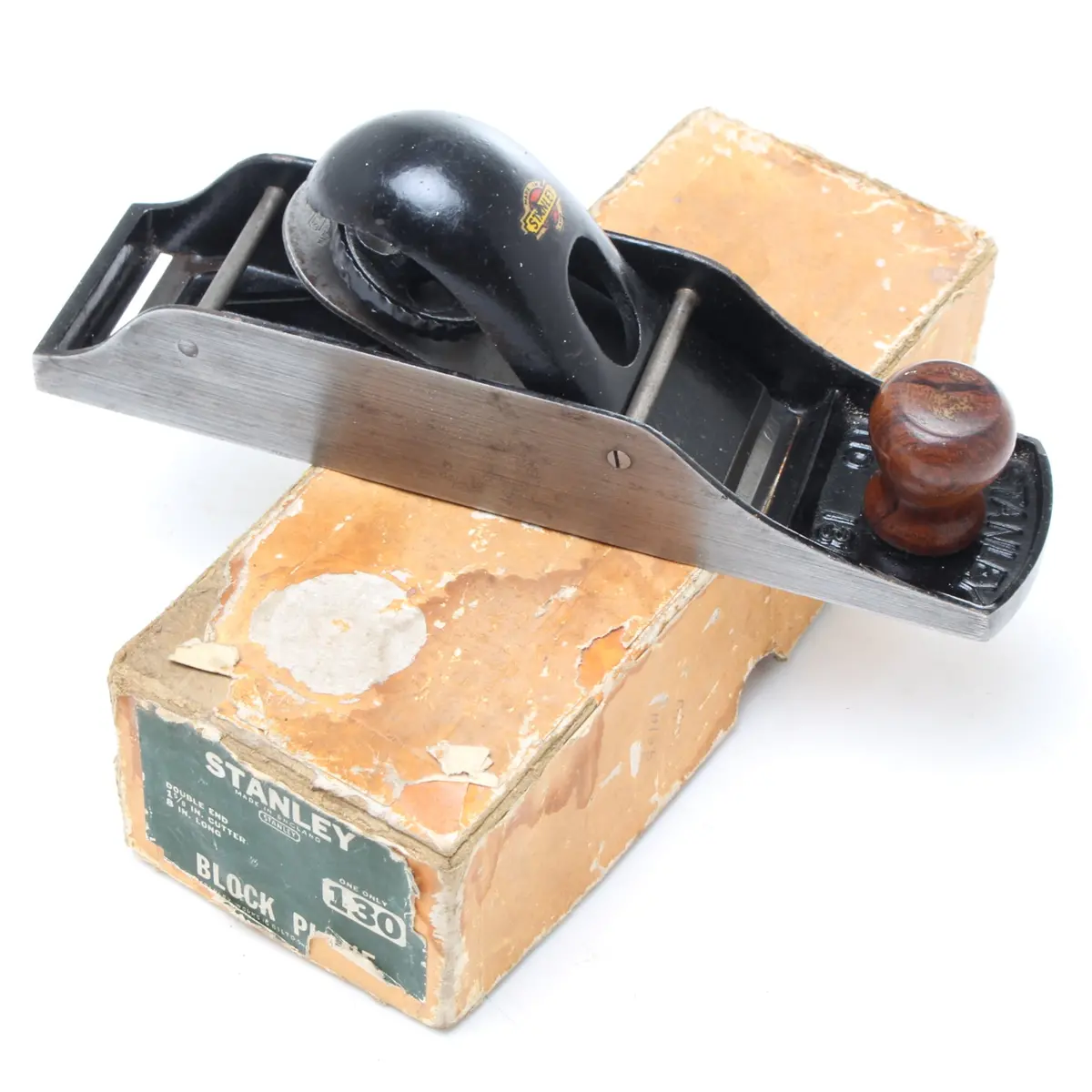 Sold - Stanley Block Plane No. 130 (Beech) 1