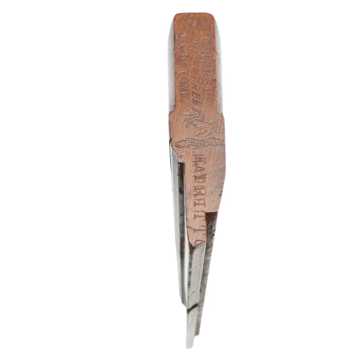 C Nurse (Maidstone) Wooden Shallow Half Hollow Plane (Beech) 1
