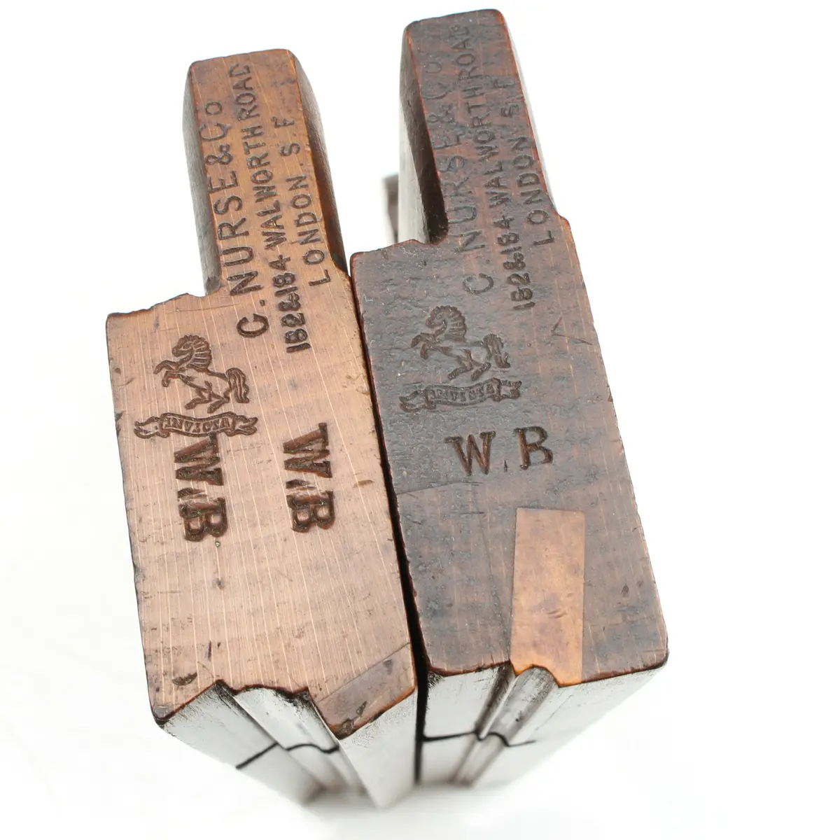2X Old Nurse (London) Wooden Planes - Bead & Ovolo (Beech) 1