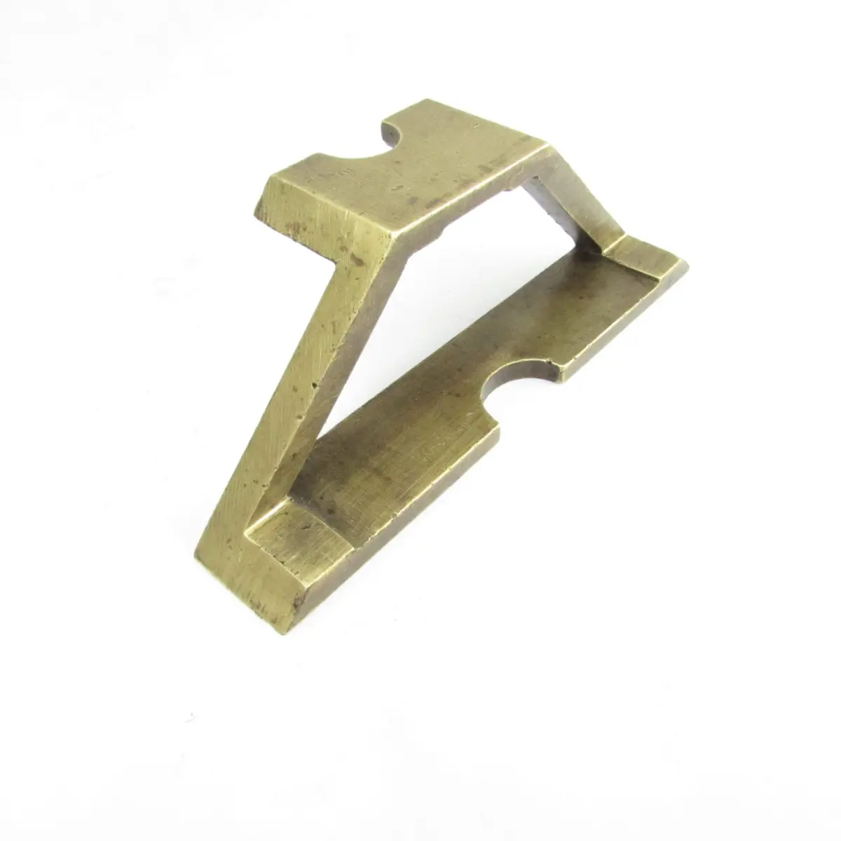 Sold - Old Edward Preston Brass Mitre Template 1