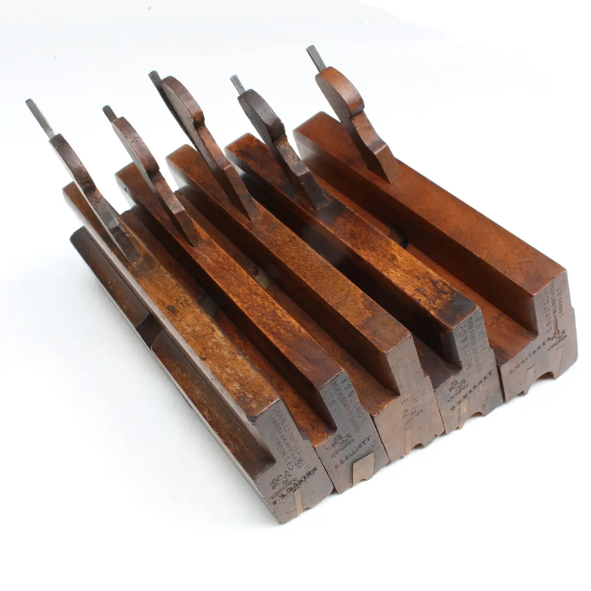 5X Old Nurse (London) Wooden Planes - Bead (Beech) 2