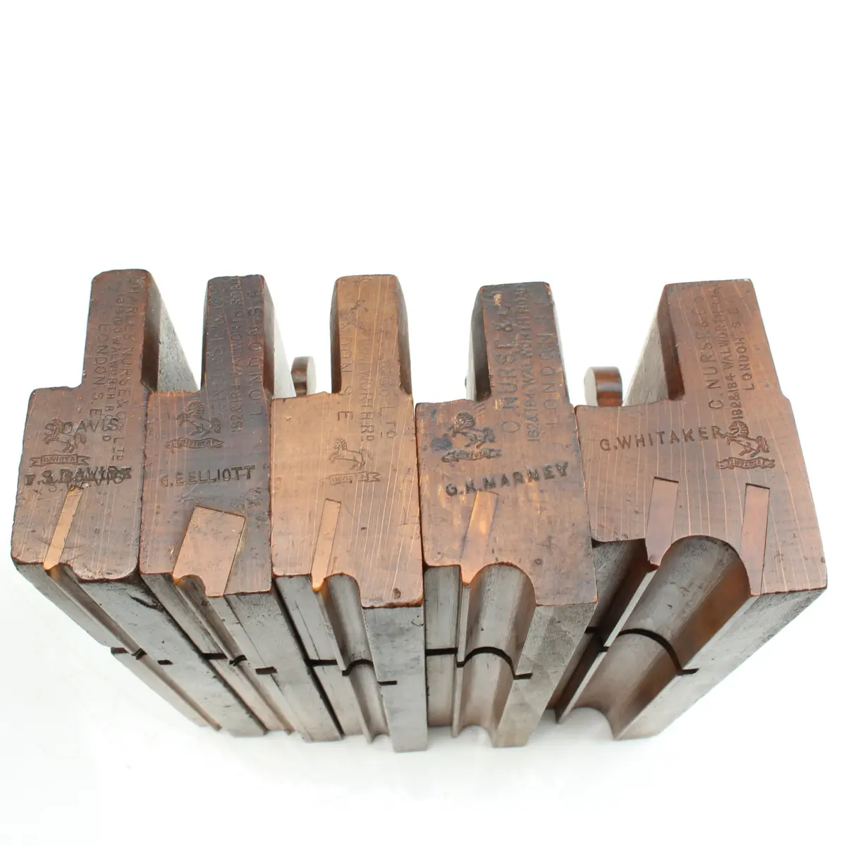 5X Old Nurse (London) Wooden Planes - Bead (Beech) 1