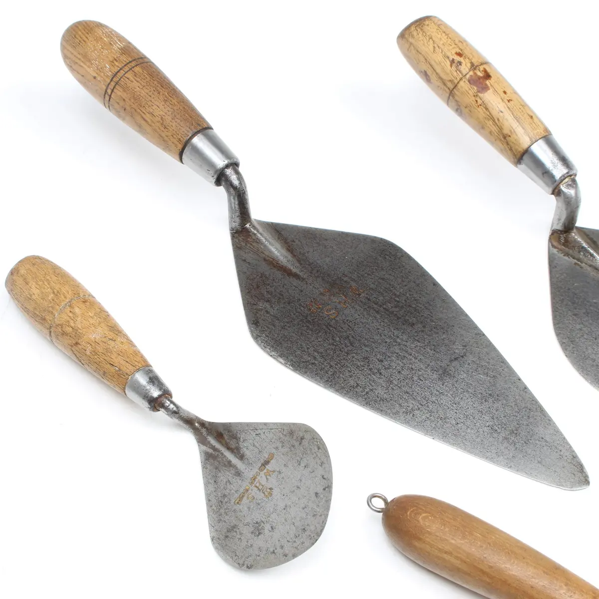 4X Old Whs Brick Trowels 2
