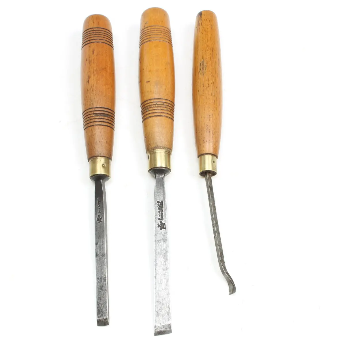 3X Addis Wood-Carving Tools (Beech) 1