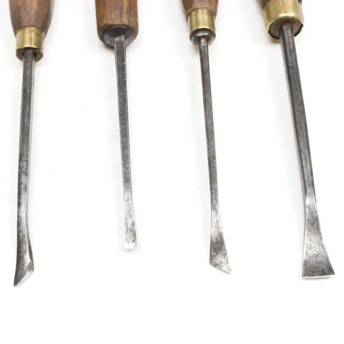 4X "Prize Medals" Herring (London) Wood-Carving Tools (Beech) 2