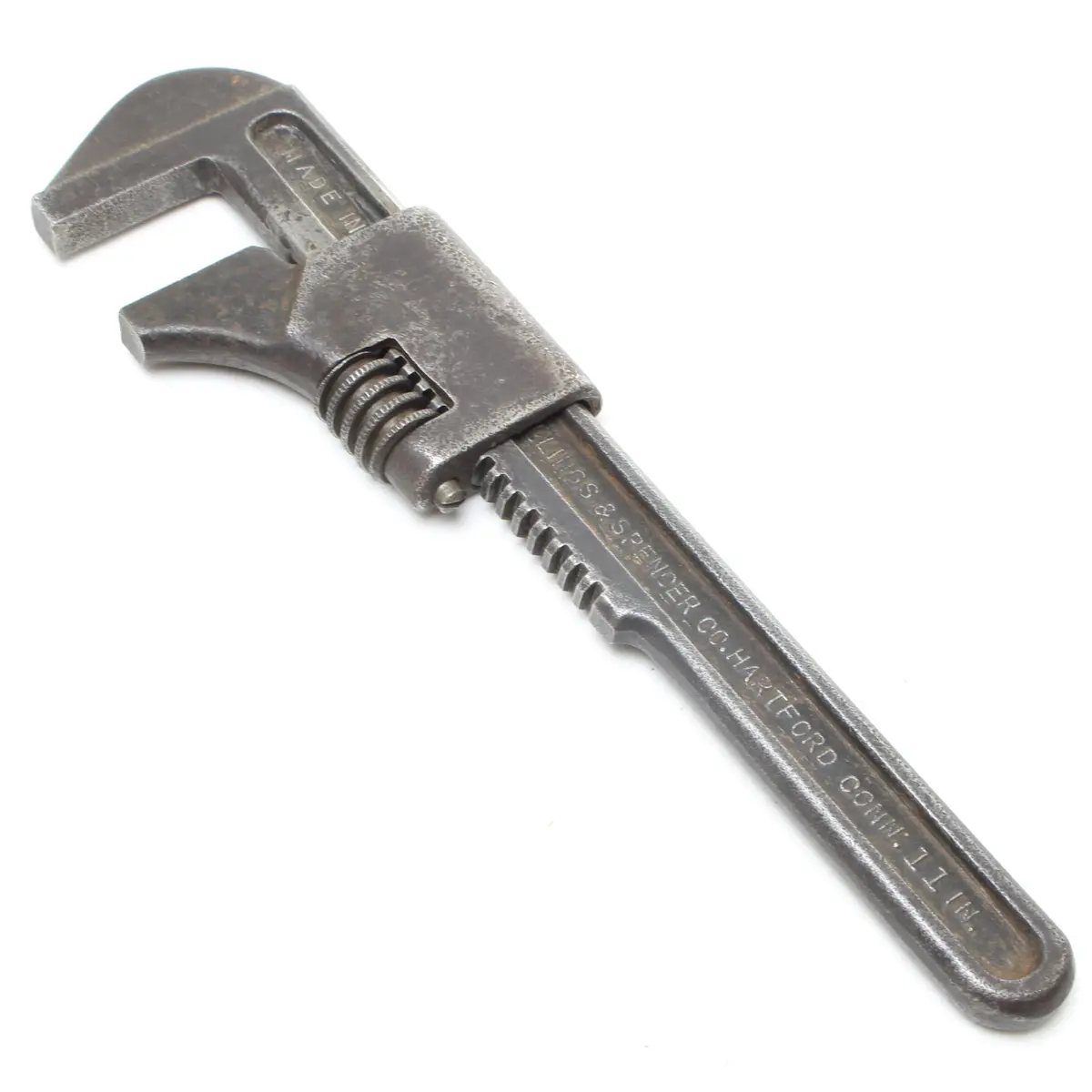 Sold - Old Billings & Spencer Co. Adjustable Wrench - 11" (Usa) 1