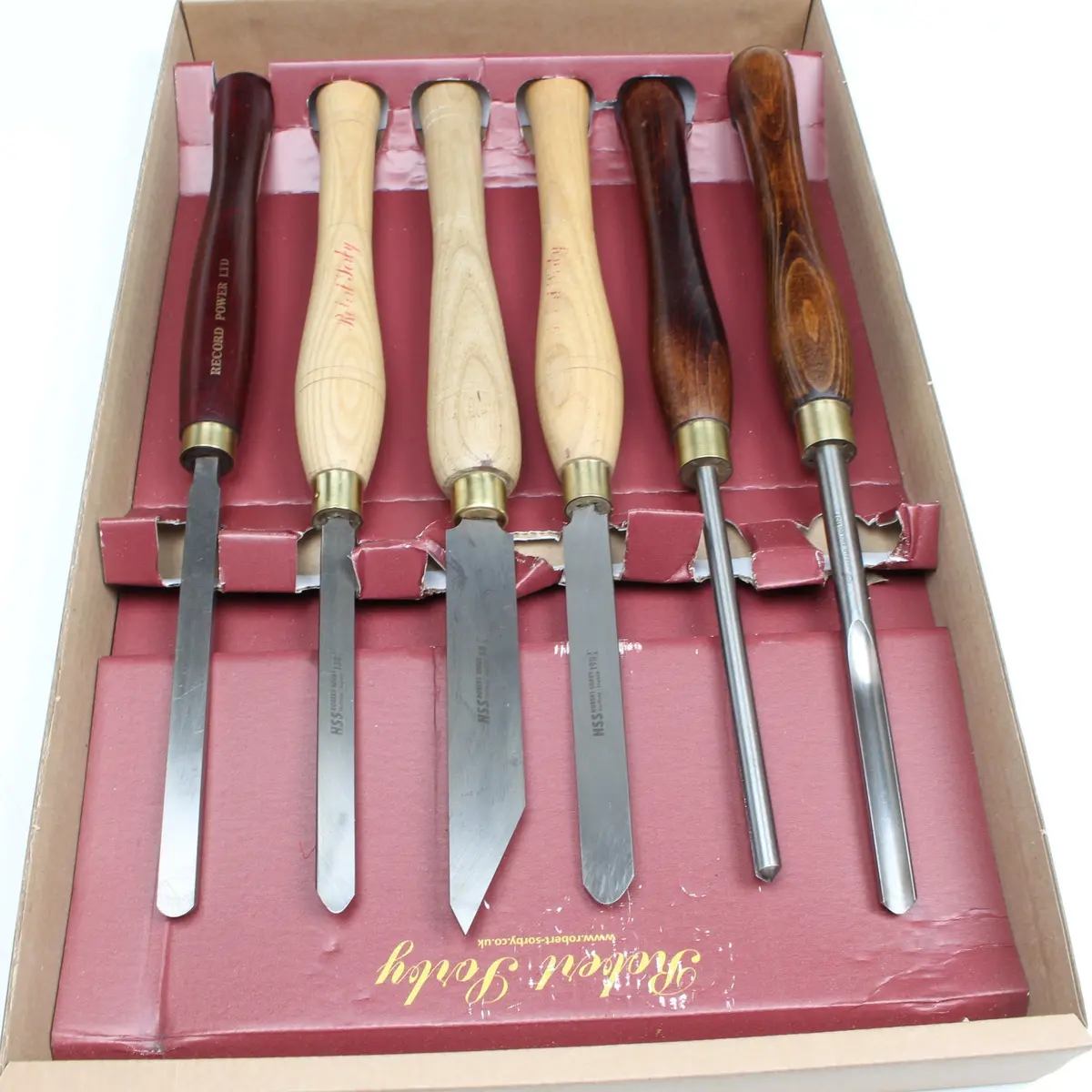 6X Hss Woodturning Tools - Uk Only 1
