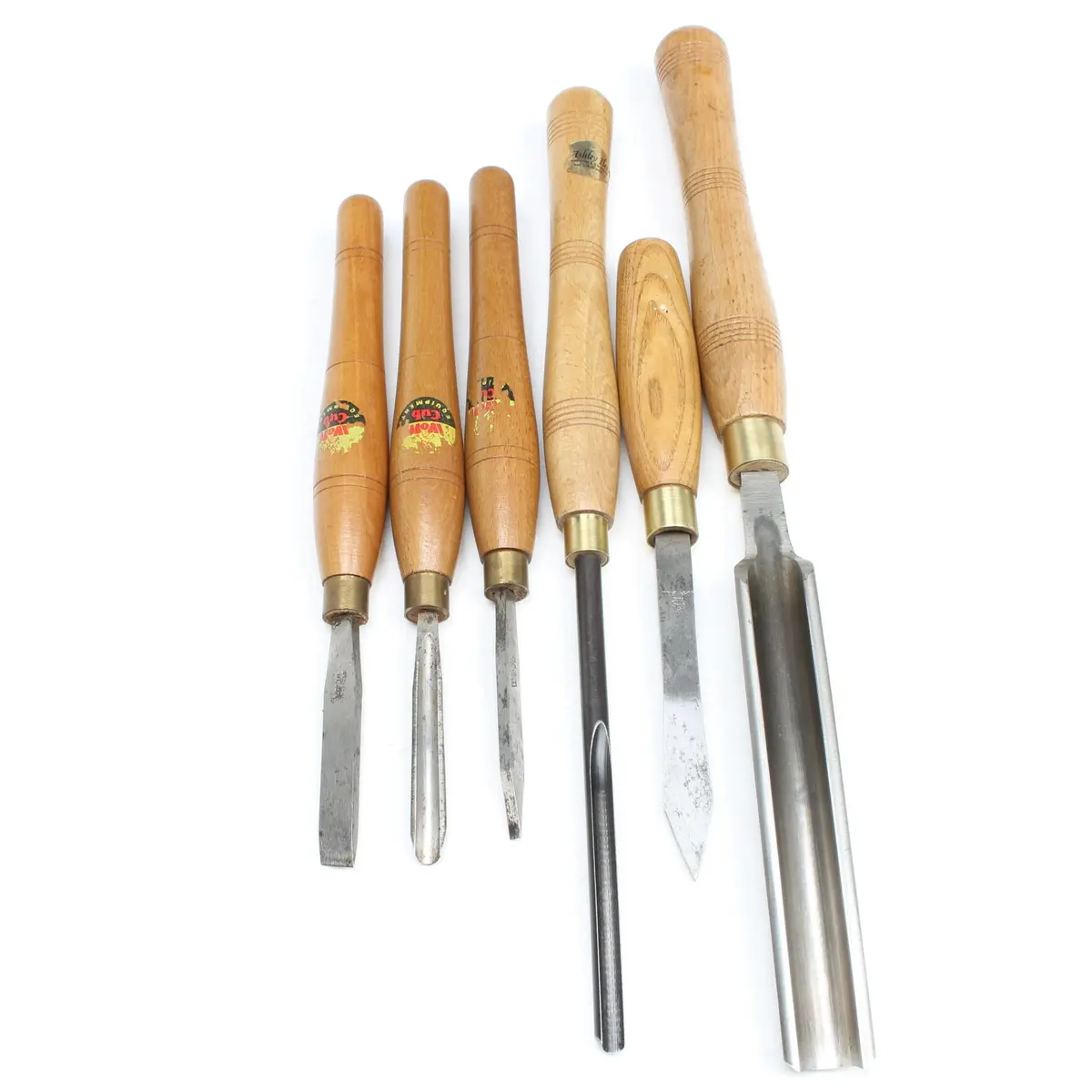 6X Old Woodturning Tools - Uk Only 1