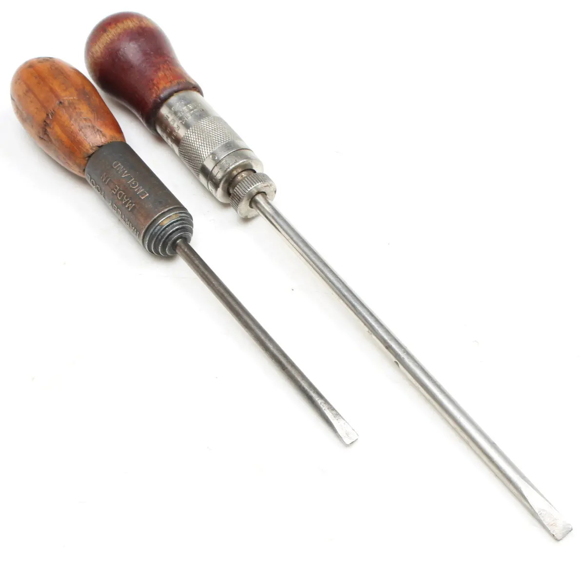 Small, Old Hartley & Millers Falls Ratchet Screwdrivers 1