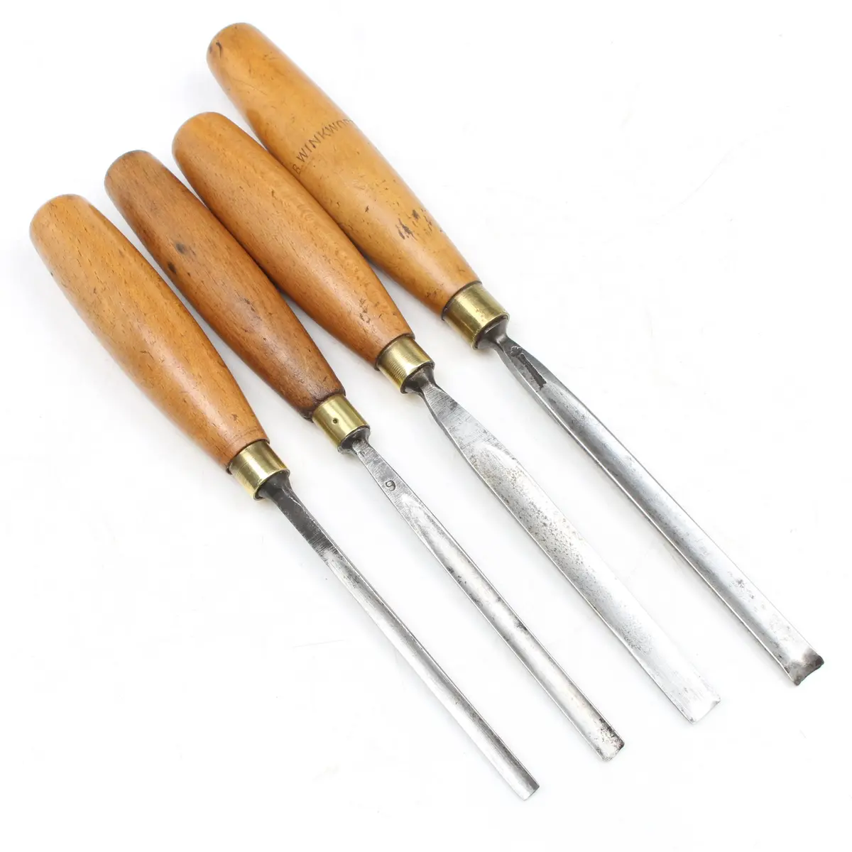 4X Woodcarving Tools (Beech, Boxwood) 1