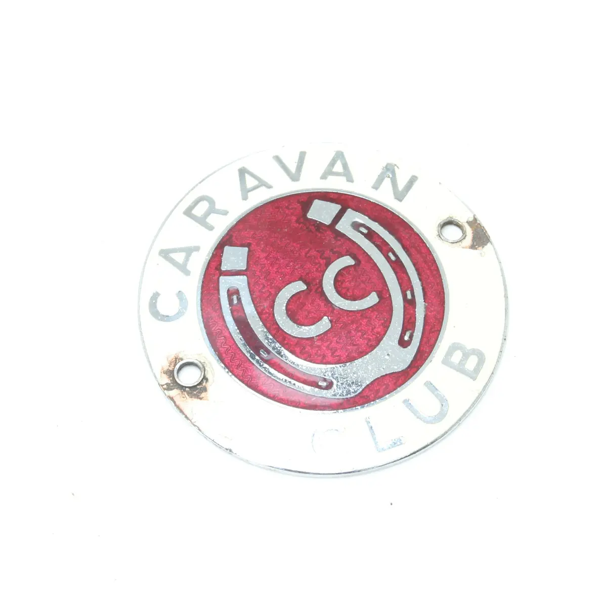 Vintage Cc Caravan Club Car Badge 1