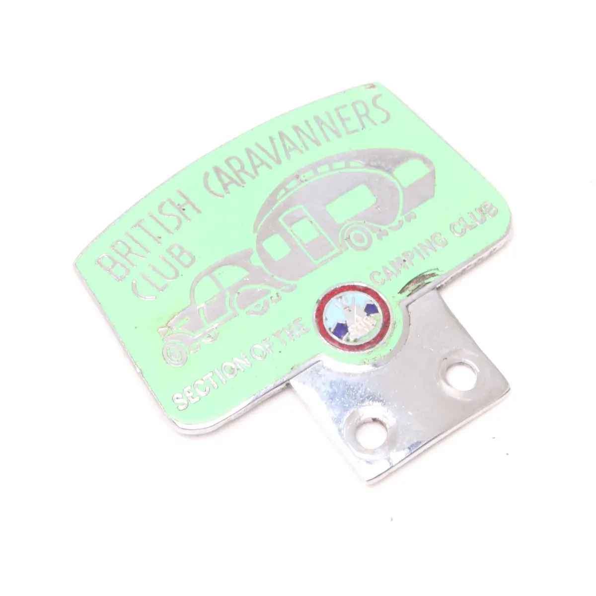 Vintage British Caravanners Club Car Badge 1