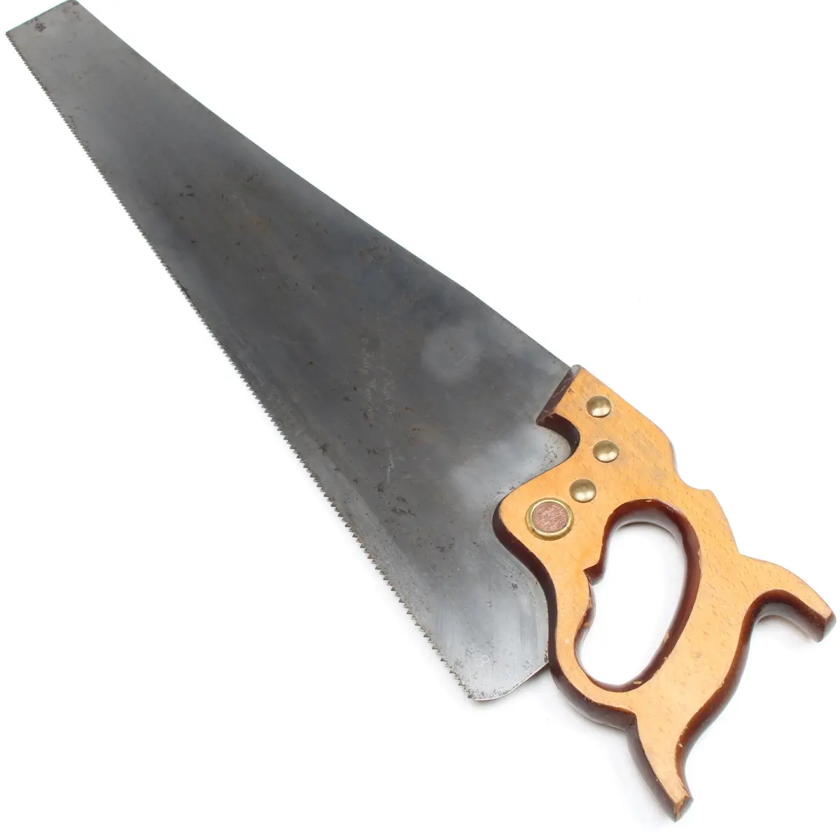 Old E T Roberts And Lee Hand Saw - 24" - 8Tpi (Beech) 1