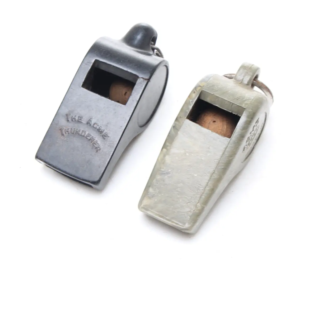 2X Vintage Acme Whistles 1