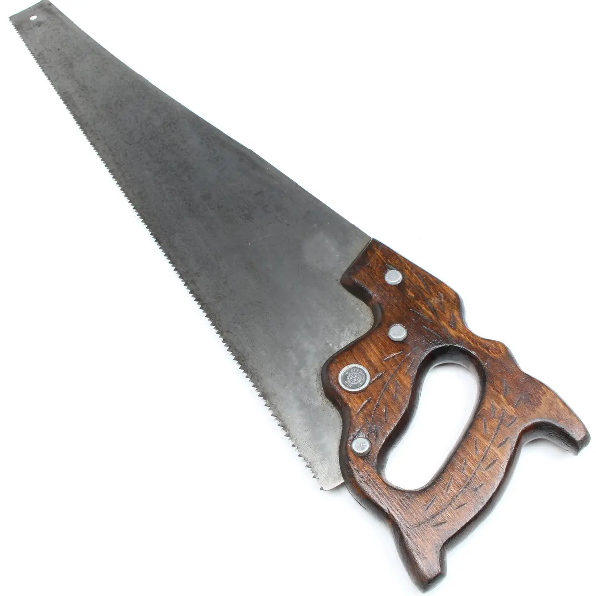 Old Disston Hand Saw – 24" - 7Tpi (Beech) 1