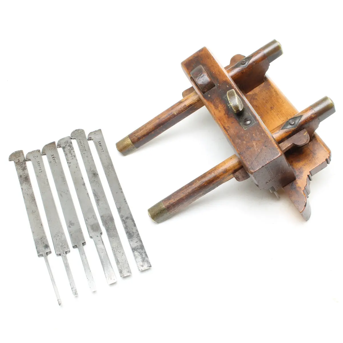 Atkin & Sons Wooden Plough Plane (Beech) 1