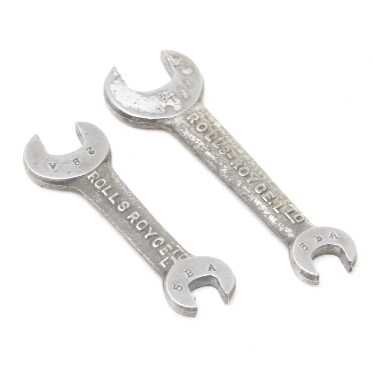 Sold - 2X Small Rolls Royce Spanners 1