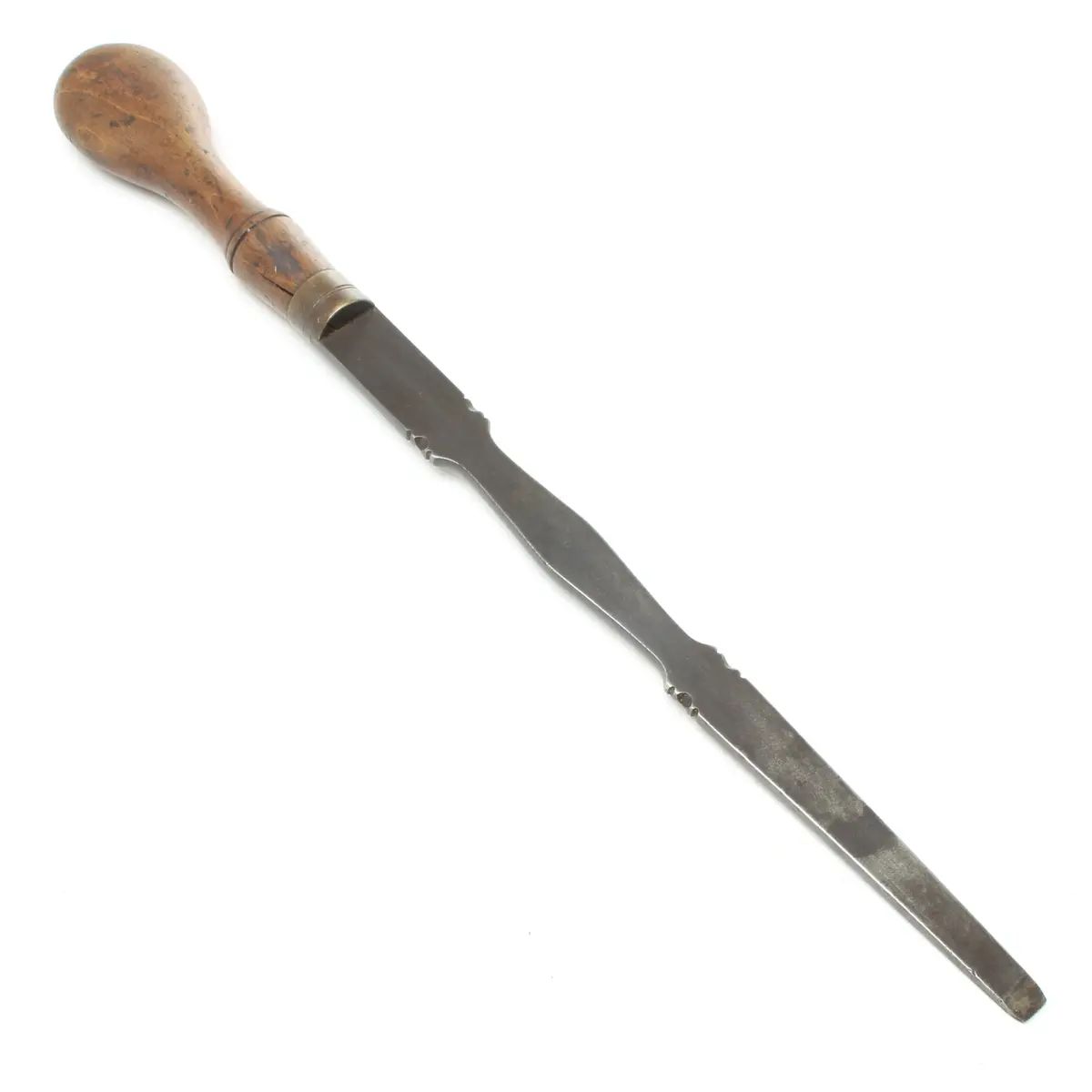 Old Long Decorative Turnscrew Screwdriver (Beech) (Display) 1